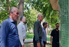 بازدید مدیر کل محترم دفتر امور شهری و شوراهای استانداری اردبیل از مجتمع گردشگری و باغ پرندگان پارس آباد